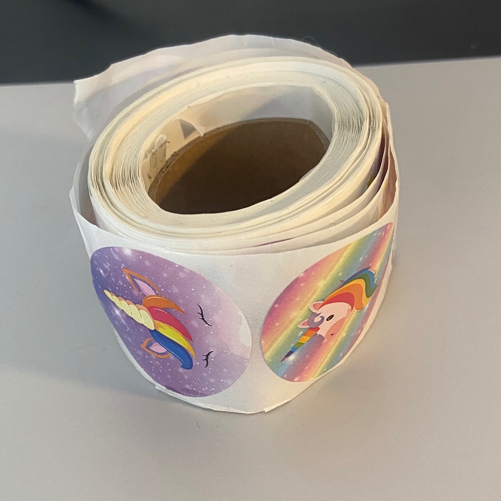 Unicorn Rainbow Sticker Roll *FREE w/ Bundle*